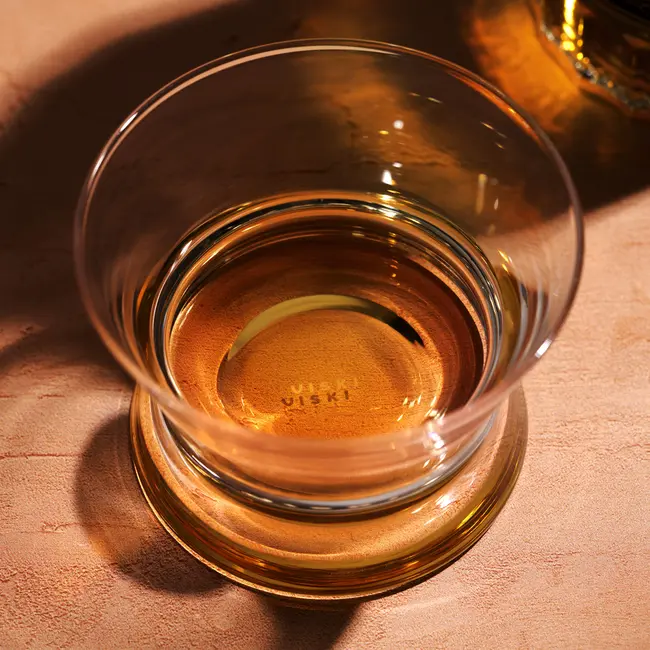 Viski Raye Crystal Tequila Tasting Glasses Set of 2