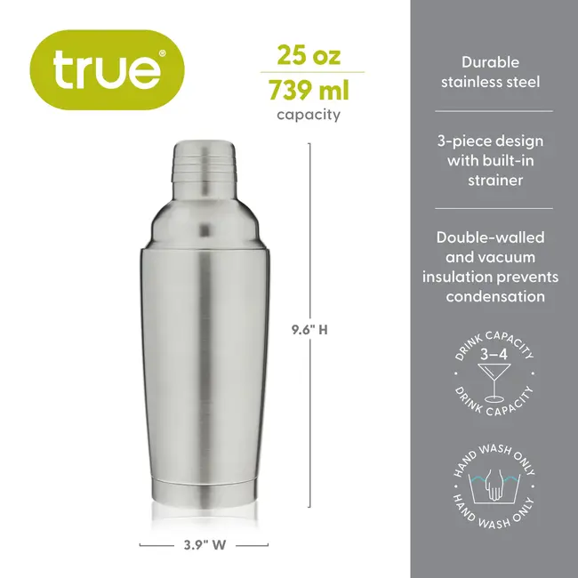 True Vacuum Insulated Shaker