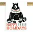 Potluck Press Holiday Towel - Happy Holidays Bear