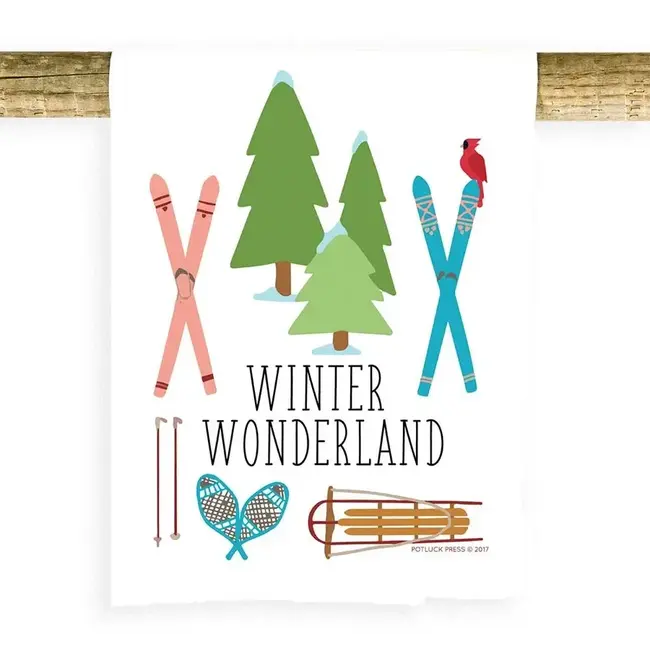 Potluck Press Holiday Towel - Winter Wonderland