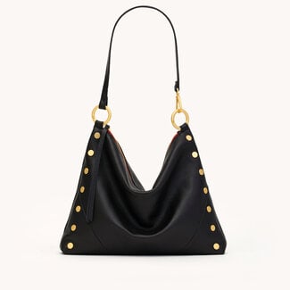 Hammitt Kyle Lrg-Black-BG-Red Zip