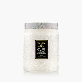 Voluspa Tahitian Coconut Vanilla 18oz Lg Jar