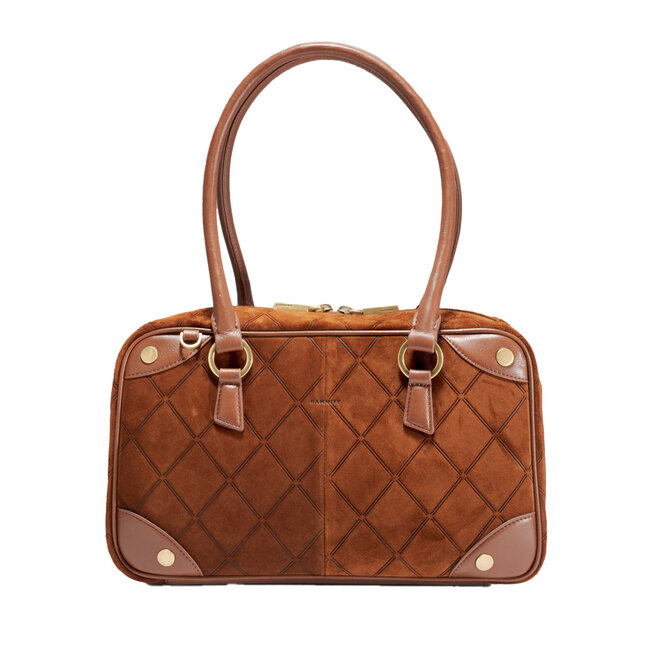 Hammitt Meredith Med-Chocolate Diamond Suede-AG