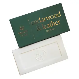 Musee Cedarwood & Leather Bar Soap
