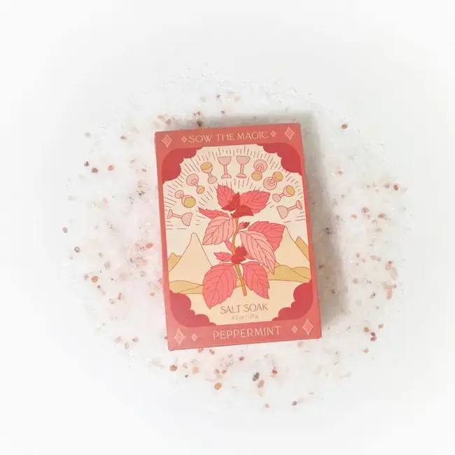 Sow the Magic Peppermint Tarot Salt Soak