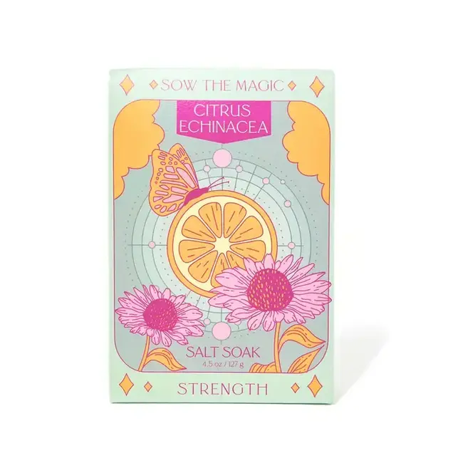 Sow the Magic Strength Salt Soak in Citrus Echinacea