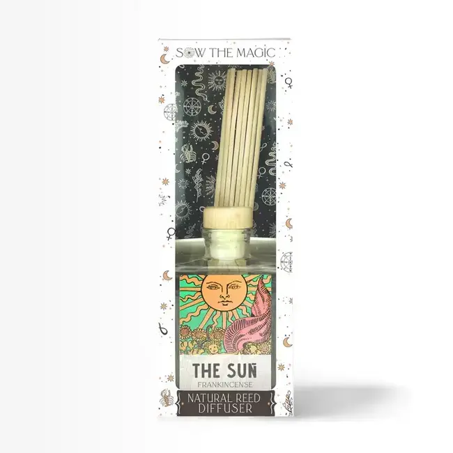 Sow the Magic The Sun Tarot Card Home Reed Diffuser