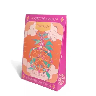 Sow the Magic The Wheel of Fortune Salt Soak in Hibiscus