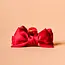 The Darling Effect Mini Satin Bow Claw Clip-Red