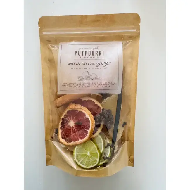 Simmer Pot Potpourri Simmer Pot- Warm Citrus Ginger