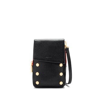 Hammitt VIP Mobile- Black BG Red Zip