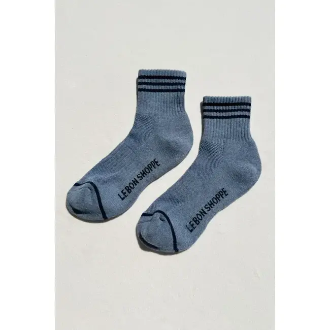Le Bon Shoppe Girlfriend Socks- Indigo