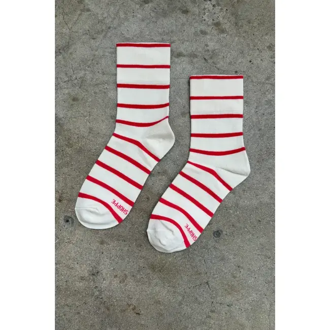 Le Bon Shoppe Wally Socks- Candy Cane