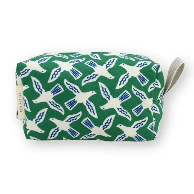 Dana Herbert Accessories Small Dopp Kit- Blue Winged Bird