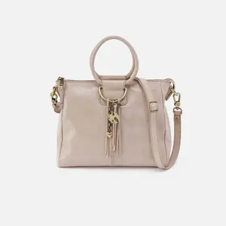 Hobo Sheila Medium Satchel- Stone Gloss