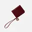 Hobo Coin Wristlet Wallet- Garnet Gloss