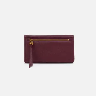 Hobo Lumen Continental Wallet- Mulberry Glaze