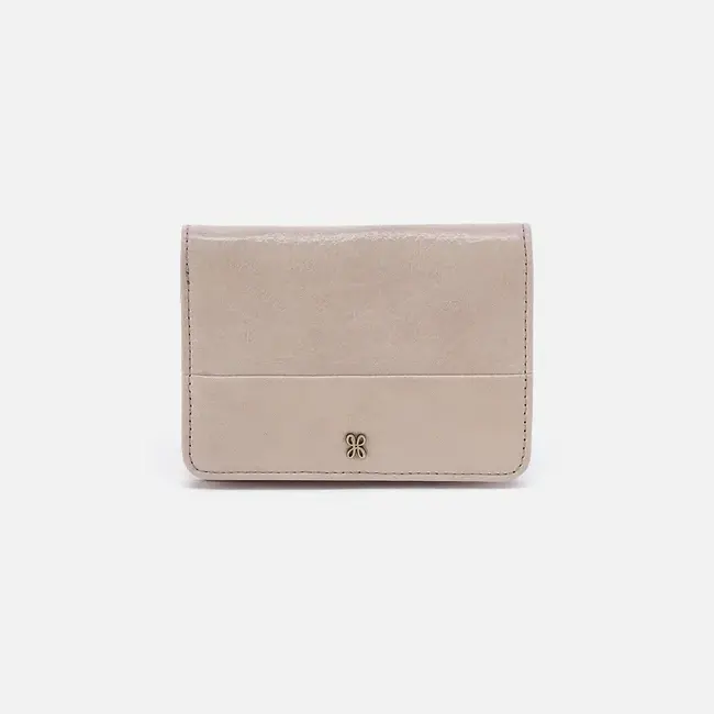 Hobo Jill Bifold Wallet- Stone Gloss