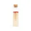 Enlighten the Occasion Small Corked Vial Matches- Garnet