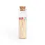 Enlighten the Occasion Small Corked Vial Matches- Silver Bells