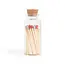 Enlighten the Occasion Medium Corked Vial Matches- Silver Bells
