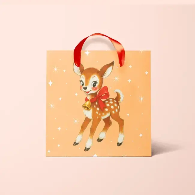Sunshine Studios Retro Deer Gift Bag- Small