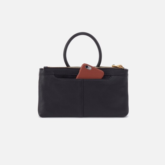 Hobo Sable Crossbody- Black with Studs