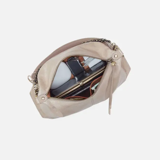 Hobo Avon Shoulder Bag- Stone Gloss