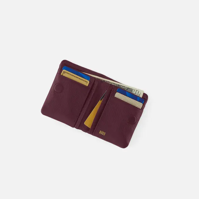 Lumen Mini Wallet- Mulberry Glaze