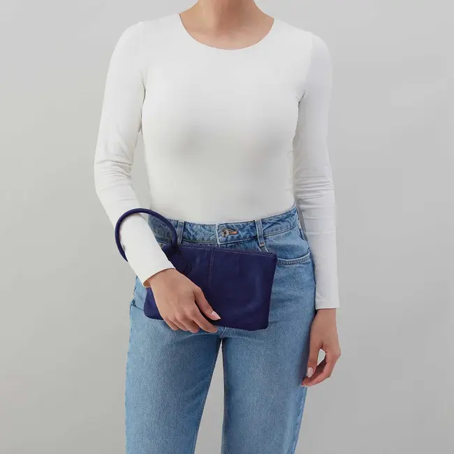 Hobo Sable Wristlet- Winter Violet