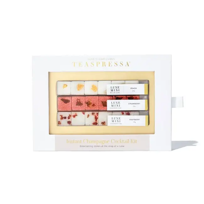 TEASPRESSA | LUXE Mixer Cube Champagne Cocktail Mixer Kit