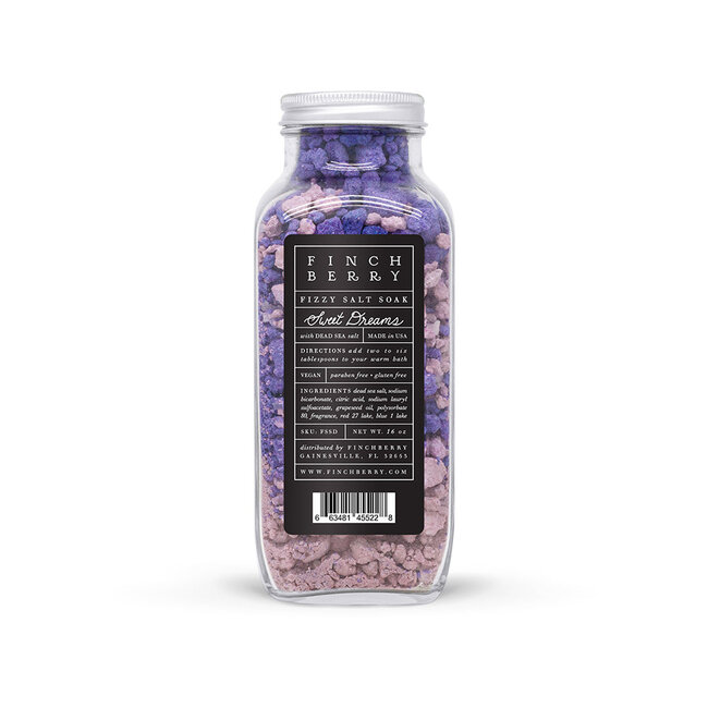 FinchBerry Fizzy Salt Soak- Sweet Dreams