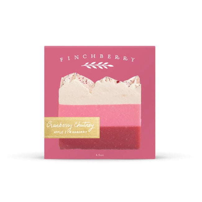 FinchBerry Boxed Soap-  Holiday Cranberry Chutney