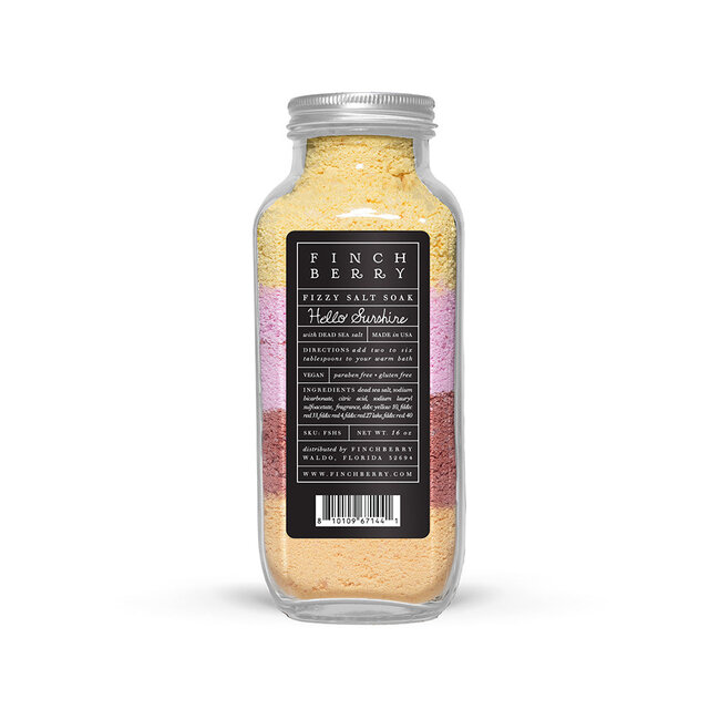 FinchBerry Fizzy Salt Soak- Hello Sunshine
