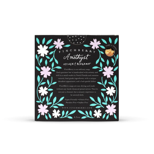 FinchBerry Boxed Soap- Amethyst