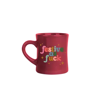Talking Out of Turn Festive As Fuck Mug