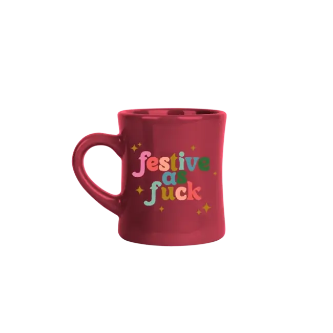 Talking Out of Turn Festive As Fuck Mug