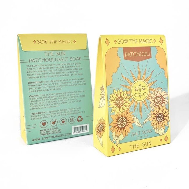 Sow the Magic The Sun Salt Soak in Patchouli