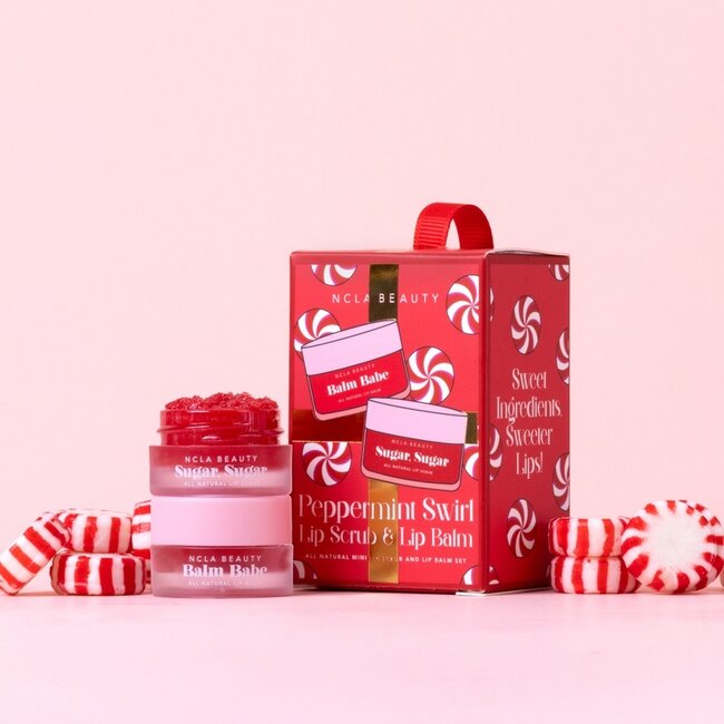 NCLA Beauty Peppermint Swirl Lip Treatment Gift Set