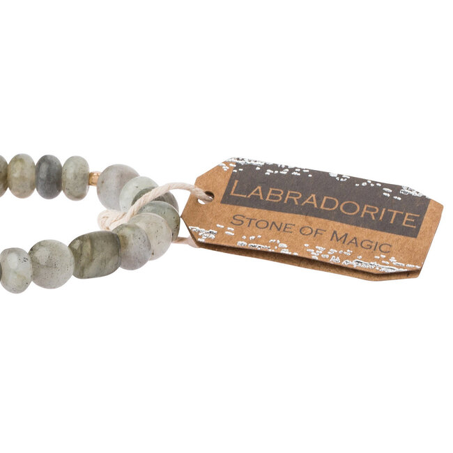 Scout Stone Bracelet- Labradorite