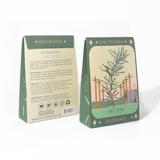 Sow the Magic Rosemary Tarot Salt Soak