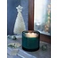 Soap and Paper Factory Roland Pine 14 oz Two-Wick Green Ribbed Glass Candle