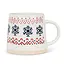 Abbott Nordic Pattern Wide Base Mug