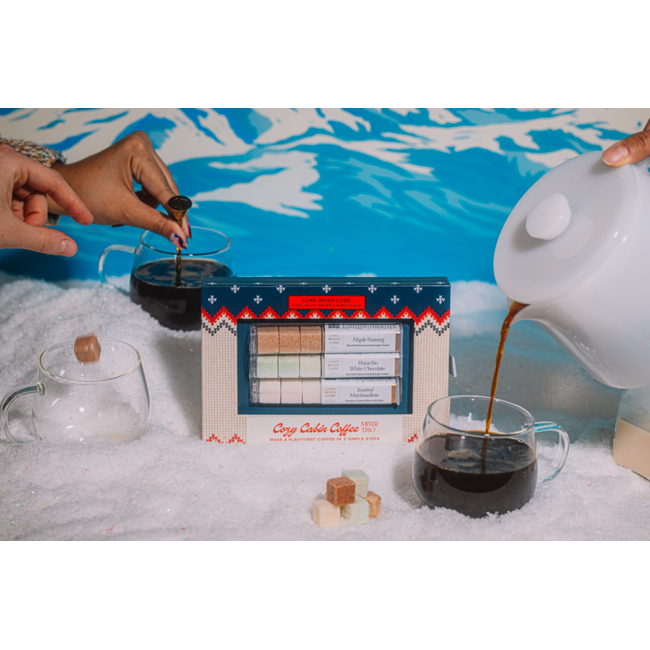TEASPRESSA | LUXE Mixer Cube Winter Coffee Mixer Cube Trio