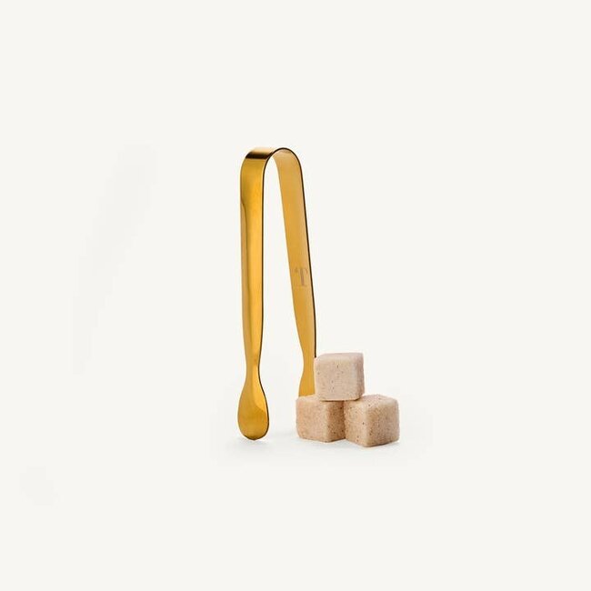 TEASPRESSA | LUXE Mixer Cube Gold Luxe Mini Tongs