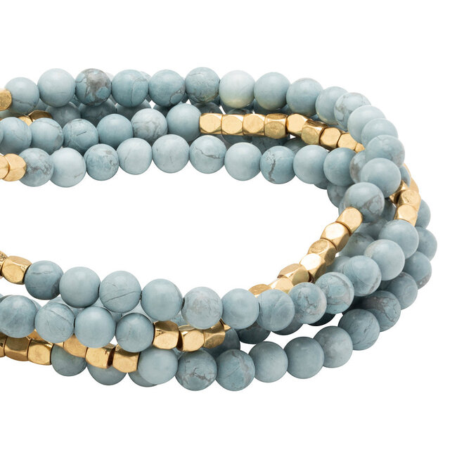 Scout Stone Wrap: Blue Howlite - Stone of Harmony