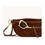 Hammitt Charles Crossbody Med-Chocolate Diamond Suede-AG