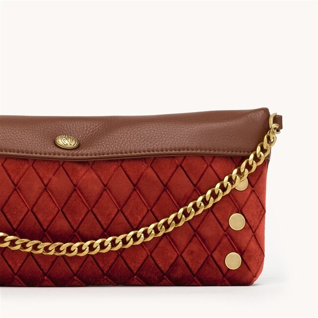 Hammitt Invitation Clutch-Monarch Velvet-AG