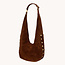 Hammitt Tom Zip-Chocolate Diamond Suede-AG