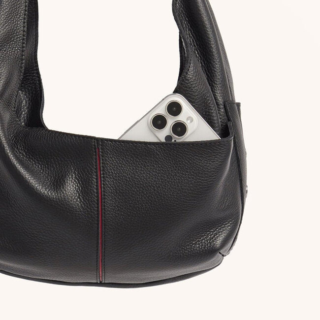 Hammitt Tom Zip Med - Black - Gunmetal